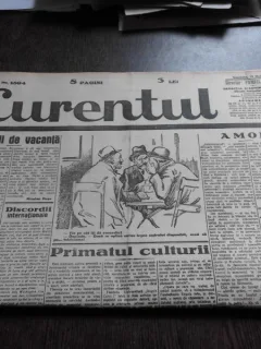 Ziarul Curentul , director Pamfil Seicaru , 13 mai nr.1894/1933
