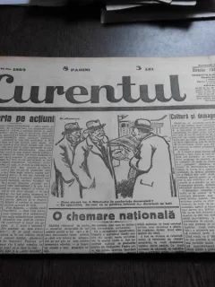 Ziarul Curentul , director Pamfil Seicaru , 14 mai nr.1895/1933