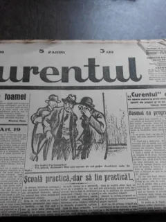 Ziarul Curentul , director Pamfil Seicaru , 15 aprilie nr.1869/1933