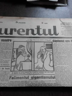 Ziarul Curentul , director Pamfil Seicaru , 21 aprilie nr.1873/1933