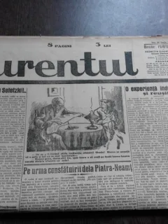 Ziarul Curentul , director Pamfil Seicaru , 22 iunie nr.1934/1933