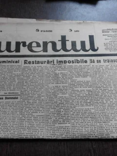 Ziarul Curentul , director Pamfil Seicaru , 26 iunie nr.1938/1933