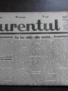Ziarul Curentul , director Pamfil Seicaru , 8 mai nr.1889/1933