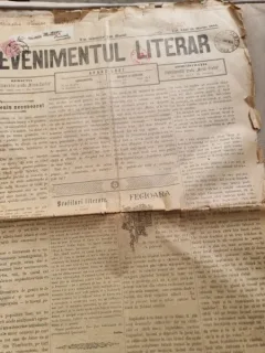 Ziarul Evenimentul Literar din 11 martie 1894