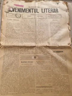 Ziarul Evenimentul Literar din 27 februarie1894