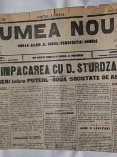 Ziarul Lumea Noua nr.798/6 martie 1897