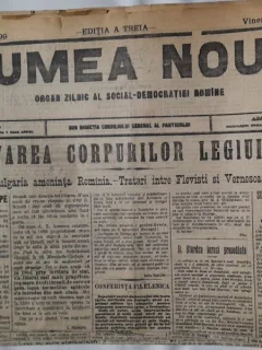 Ziarul Lumea Noua nr.799/7 martie 1897
