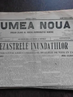 Ziarul Lumea Noua, ziar socialist,organ al P.S.D.-M.R.,Anul III, 871 duminica 8 iunie 1897