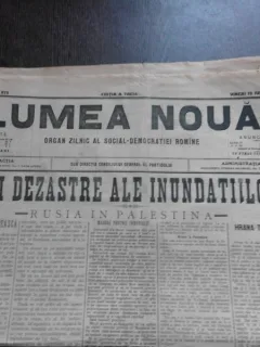 Ziarul Lumea Noua, ziar socialist,organ al P.S.D.-M.R.,Anul III, 875 vineri 13 iunie 1897