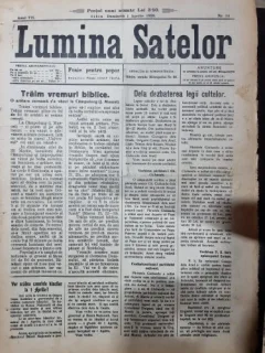 Ziarul Lumina satelor nr.14/1928