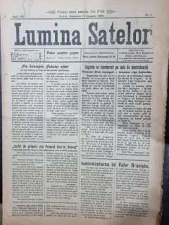 Ziarul Lumina satelor nr.3/1928