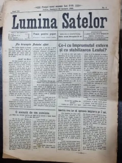 Ziarul Lumina satelor nr.4/1928