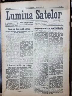 Ziarul Lumina satelor nr.50/1928