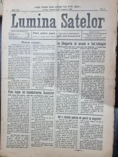 Ziarul Lumina satelor nr.5/1928