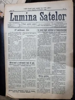 Ziarul Lumina satelor nr.8/1928