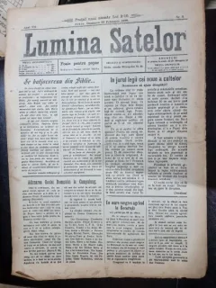 Ziarul Lumina satelor nr.9/1928