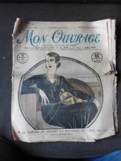 ZIARUL MON COURAGE 1 IANUARIE/1932  (TEXT IN LIMBA FRANCEZA)