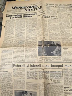Ziarul Muncitorul Sanitar 1 februarie 1958