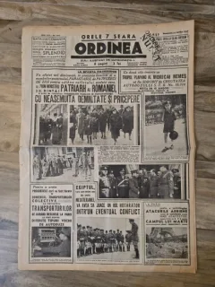 Ziarul Ordinea 23 Aprilie 1939, Miron Cristea
