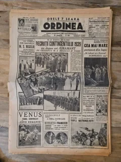 Ziarul Ordinea 4 Aprilie 1939, Sarbatorile de Florii