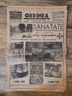 Ziarul Ordinea 9 Iunie 1939, Frontul Renasterii
