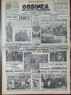 Ziarul Ordinea nr.2030/1939