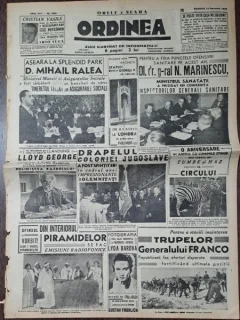 Ziarul Ordinea nr.2030/1939