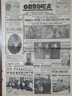 Ziarul Ordinea nr.2037/1939