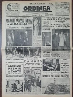 Ziarul Ordinea nr.2057/1939