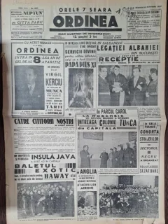 Ziarul Ordinea nr.2065/1939