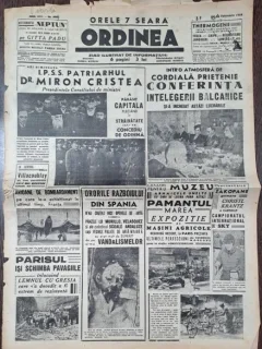 Ziarul Ordinea nr.2068/1939