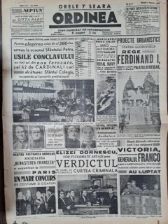 Ziarul Ordinea nr.2070/1939