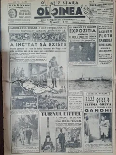 Ziarul Ordinea nr.2081/1939