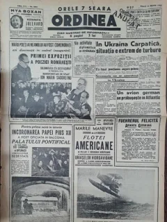 Ziarul Ordinea nr.2082/1939