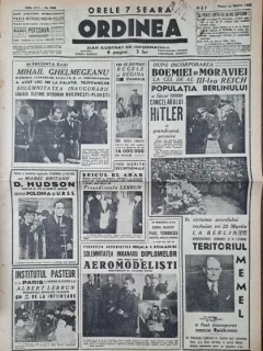 Ziarul Ordinea nr.2088/1939