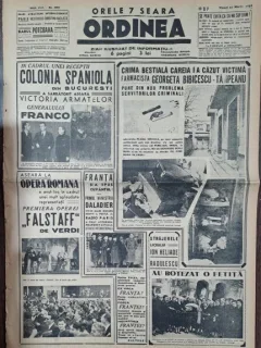 Ziarul Ordinea nr.2094/1939