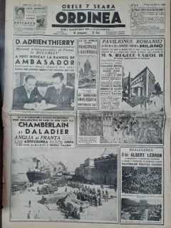 Ziarul Ordinea nr.2104/1939