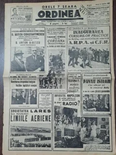 Ziarul Ordinea nr.2107/1939