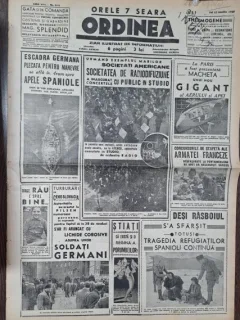 Ziarul Ordinea nr.2115/1939