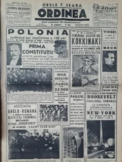 Ziarul Ordinea nr.2120/1939