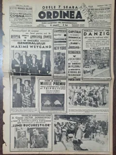 Ziarul Ordinea nr.2123/1939