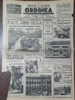 Ziarul Ordinea nr.2128/1939