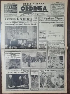 Ziarul Ordinea nr.2130/1939