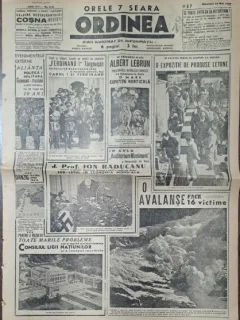 Ziarul Ordinea nr.2135/1939