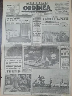 Ziarul Ordinea nr.2150/1939