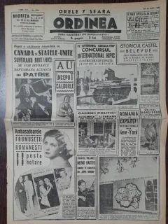 Ziarul Ordinea nr.2152/1939