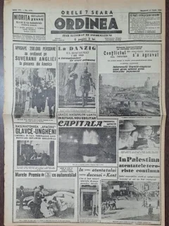 Ziarul Ordinea nr.2154/1939