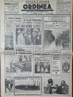 Ziarul Ordinea nr.2160/1939