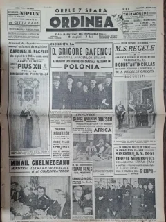 Ziarul Ordinea nr.2171/1939
