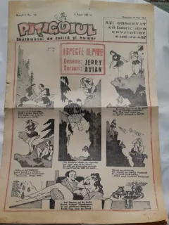 Ziarul Pitigoiul nr.14/1946  saptamanal de satira si umor